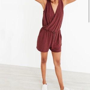 Maroon Romper